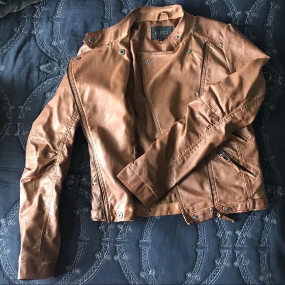 Blue Pepper brown leather jacket - Picture 1 of 5